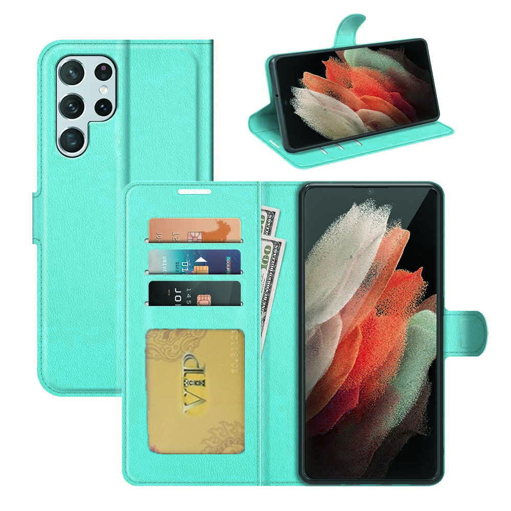Leather Folio Wallet Case for Samsung Galaxy S24 Ultra Leather Folio Wallet Case for Samsung Galaxy S24 Ultra